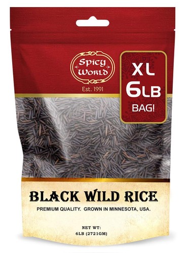 Black wild rice - rice, bag